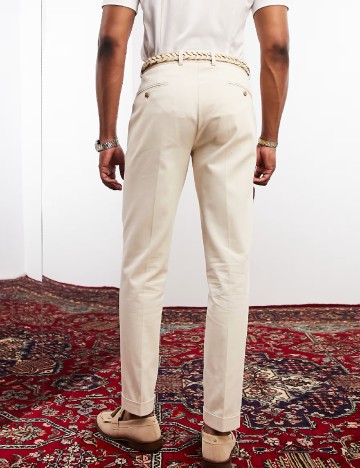 Pantaloni Noak, crem