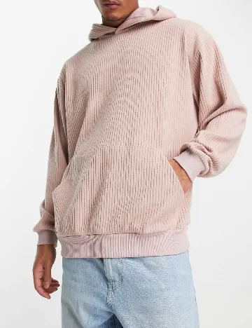 Hanorac Oversize ASOS, roz Roz