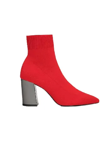 Botine Stradivarius, rosu Rosu