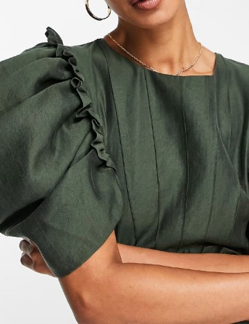 Rochie lunga ASOS, verde