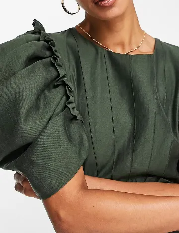 Rochie lunga ASOS, verde Verde