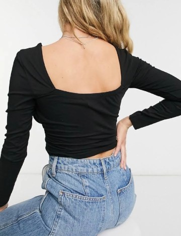 Top ASOS, negru