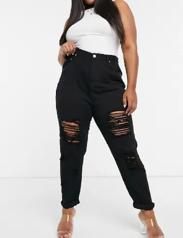 Blugi Yours, negru Negru