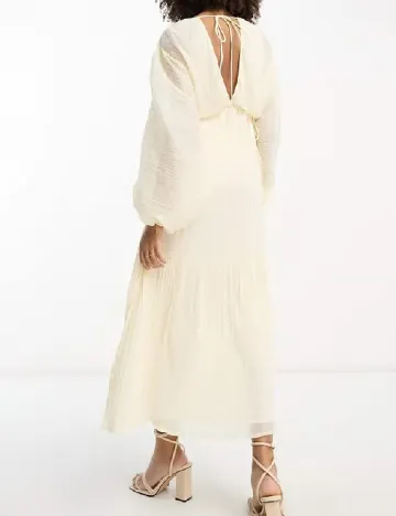 Rochie lunga ASOS, crem Crem