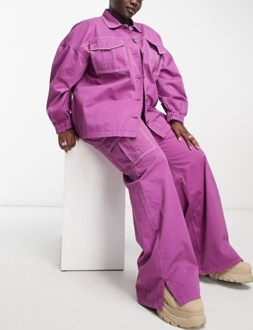 Pantaloni Native Youth Plus Size, mov