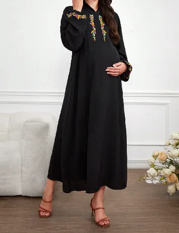 Rochie medie SHEIN Maternity, negru Negru