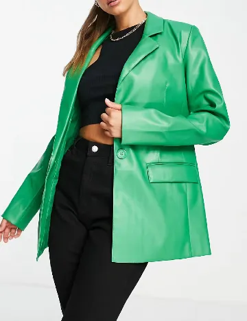 Jacheta Threadbare, verde Verde