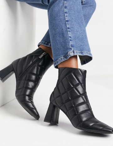 Botine Stradivarius, negru