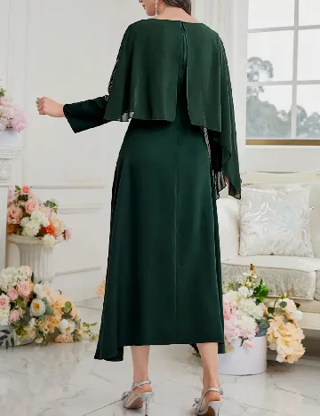 Rochie lunga SHEIN, verde Verde