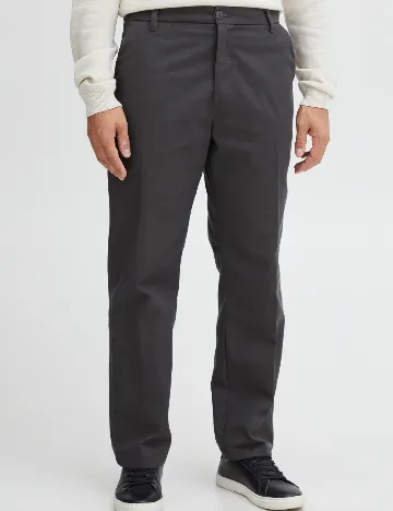 Pantaloni !Solid, gri Gri