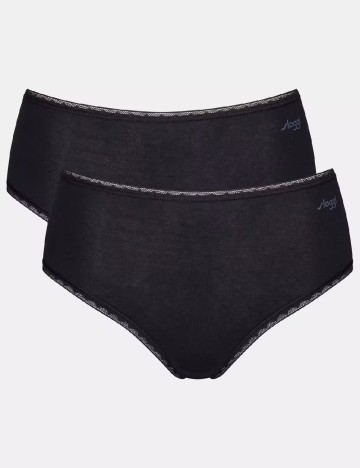 Set chiloti 2 perechi Sloggi by Triumph, negru