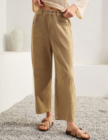 Pantaloni SHEIN, crem