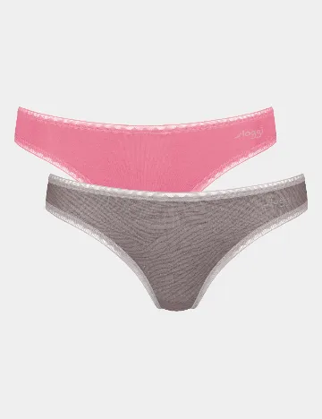 Set chiloti 2 perechi Sloggi by Triumph, mix culori Mix culori