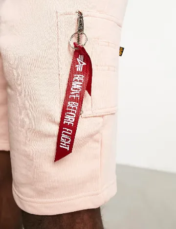 Pantaloni scurti ALPHA INDUSTRIES, roz Roz