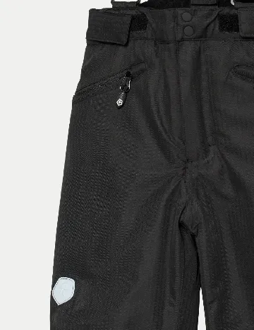 Pantaloni de ski Color Kids, negru Negru