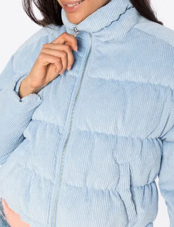 Geaca Hollister, albastru Albastru