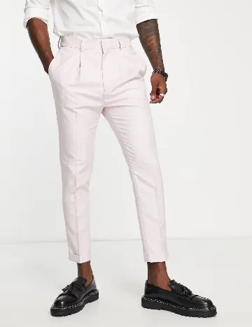Pantaloni ASOS, roz Roz