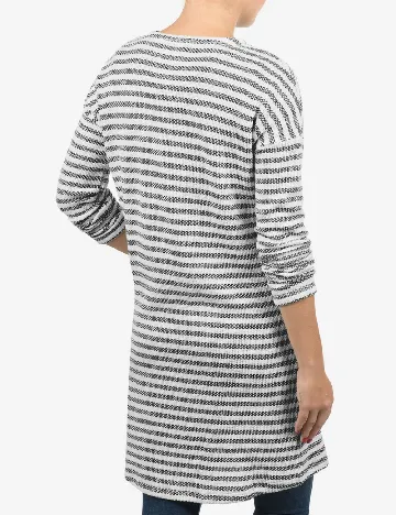 Cardigan Desires, alb/negru Alb