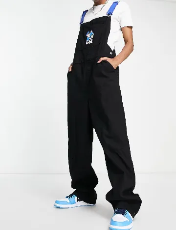 Salopeta ASOS, negru Negru