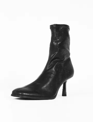 Botine Stradivarius, negru Negru