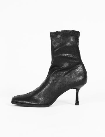 Botine Stradivarius, negru