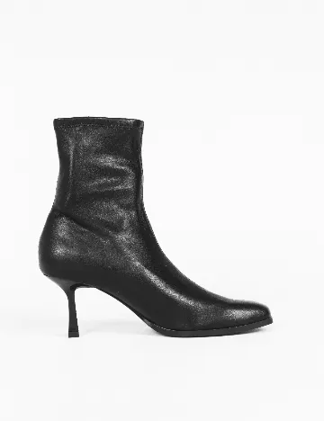 Botine Stradivarius, negru Negru