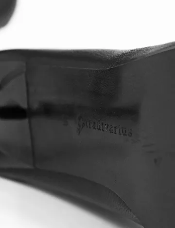 Botine Stradivarius, negru Negru