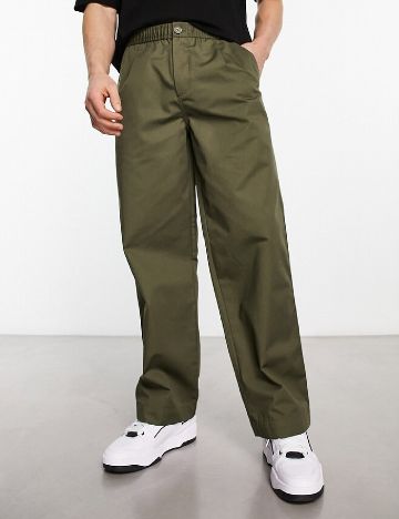 Pantaloni Fred Perry, verde