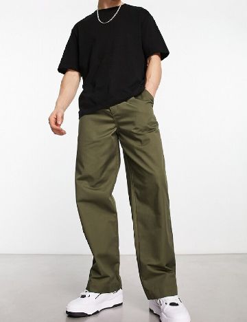 Pantaloni Fred Perry, verde