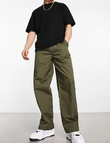 Pantaloni Fred Perry, verde Verde
