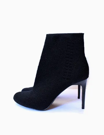 Botine Stradivarius, negru Negru