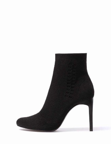 Botine Stradivarius, negru