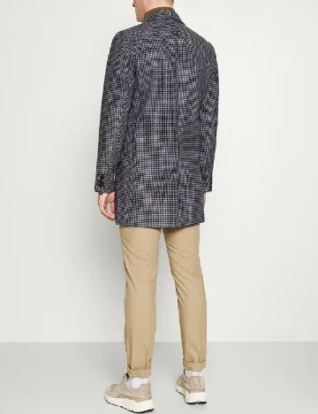 Palton !Solid, bleumarin Albastru
