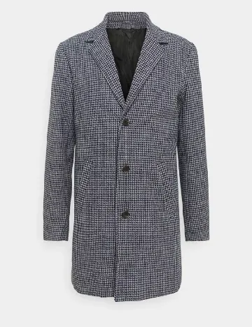 Palton !Solid, bleumarin Albastru