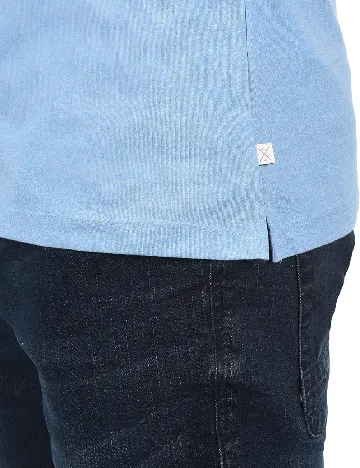 Tricou Casual Friday, bleu Albastru