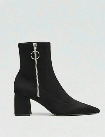 Botine Stradivarius, negru