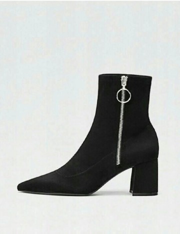 Botine Stradivarius, negru