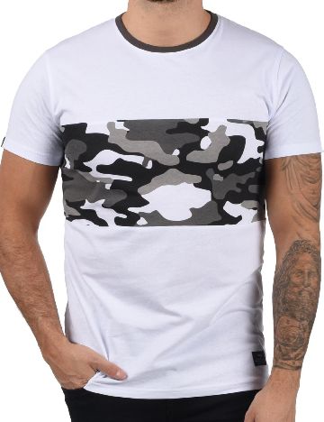Tricou !Solid, alb