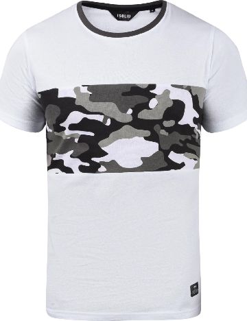 Tricou !Solid, alb