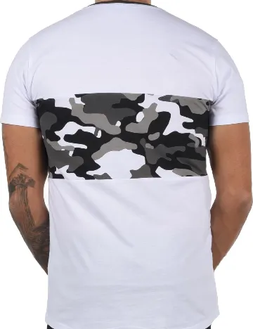 Tricou !Solid, alb Alb