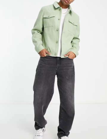 Jacheta ASOS, verde