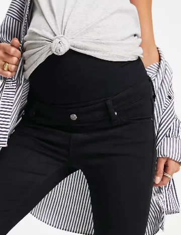 Blugi Top Shop Maternity, negru Negru