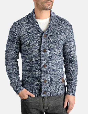 Cardigan !Solid, bleumarin inchis Albastru