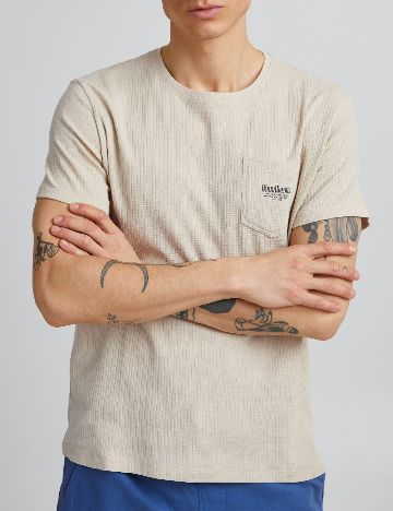 Tricou BLEND, bej