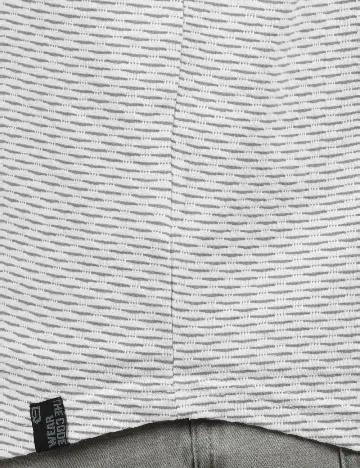 Tricou INDICODE, alb/verde Alb