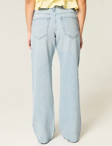 Blugi Hollister, albastru Albastru