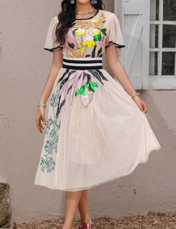 Rochie medie SHEIN, mix culori