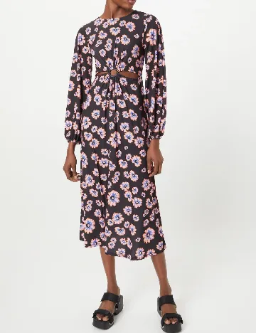 Rochie medie River Island, negru Negru