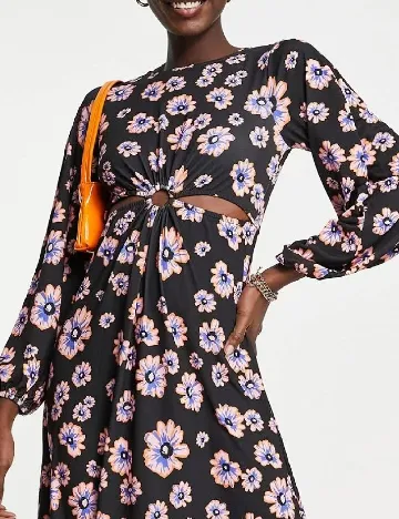 Rochie medie River Island, negru Negru
