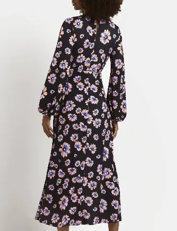 Rochie medie River Island, negru Negru